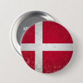 Badge Rond 7,6 Cm Danemark (Devant & derrière)
