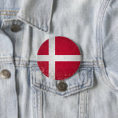 Badge Rond 7,6 Cm Danemark (En situation)