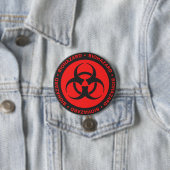 Badge Rond 7,6 Cm danger biologique (En situation)