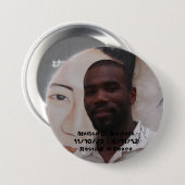 Badge Rond 7,6 Cm Dans la mémoire de Marlon D. Bowers (Devant & derrière)