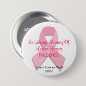 Badge Rond 7,6 Cm Dans la touche mémoire affectueuse (Devant & derrière)