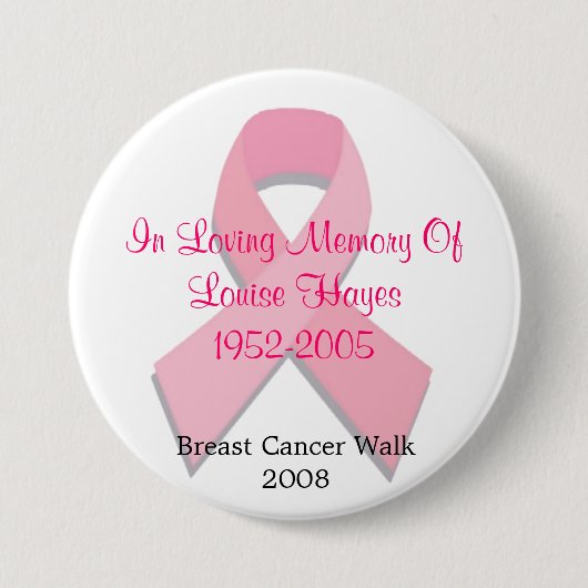 Badge Rond 7,6 Cm Dans la touche mémoire affectueuse (Devant)