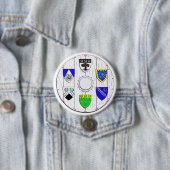 Badge Rond 7,6 Cm Darkwood et bouton de cantons (En situation)