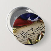 Badge Rond 7,6 Cm Déclaration d'indépendance (Devant & derrière)