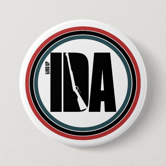 Badge Rond 7,6 Cm Défense de la fille | IDA (Devant)