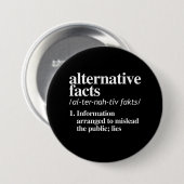 Badge Rond 7,6 Cm Définition alternative de faits (Devant & derrière)