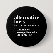 Badge Rond 7,6 Cm Définition alternative de faits (Devant)