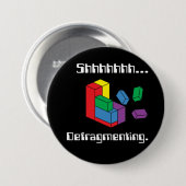 Badge Rond 7,6 Cm Défragmenter (Devant & derrière)