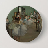 Badge Rond 7,6 Cm Degas' The Dance Class (Devant)