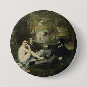 Badge Rond 7,6 Cm Déjeuner sur l'herbe by Edouard Manet