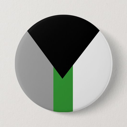 Badge Rond 7,6 Cm Demiromantic Pride Flag (Devant)