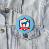Badge Rond 7,6 Cm Démocrates (En situation)