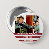 Badge Rond 7,6 Cm Déportés (Devant & derrière)