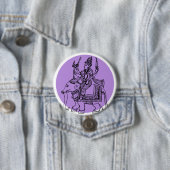 Badge Rond 7,6 Cm Dieu hindou (En situation)