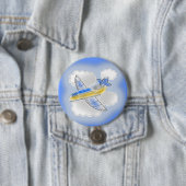 Badge Rond 7,6 Cm Dimensionnement de l'avion (En situation)