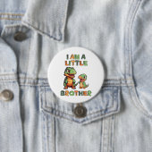 Badge Rond 7,6 Cm Dinosaure le Petit Frère (En situation)