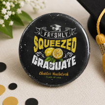 Diplômé de jus fraîchement pressé personnalisé