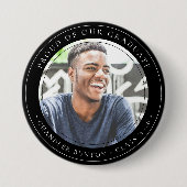 Badge Rond 7,6 Cm Diplôme d'études supérieures en photo sur mesure é (Devant)