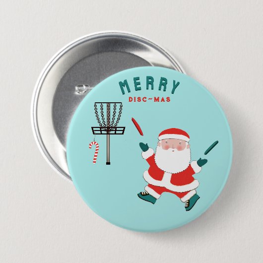 Badge Rond 7,6 Cm Disque Golf Stocking Stuffers (Devant & derrière)