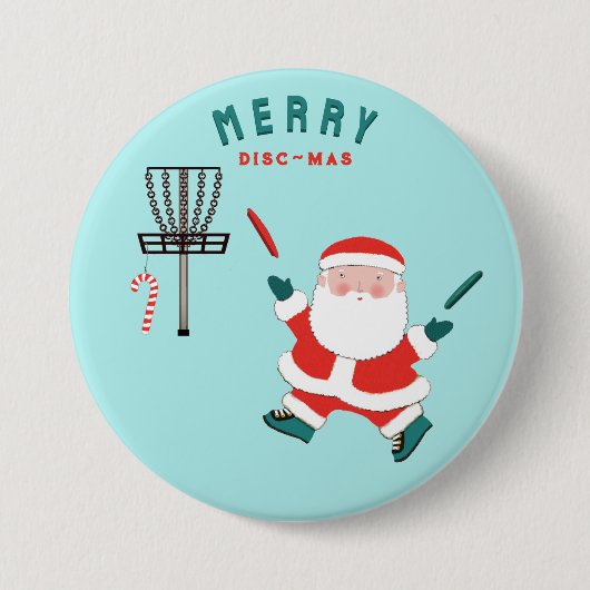 Badge Rond 7,6 Cm Disque Golf Stocking Stuffers (Devant)