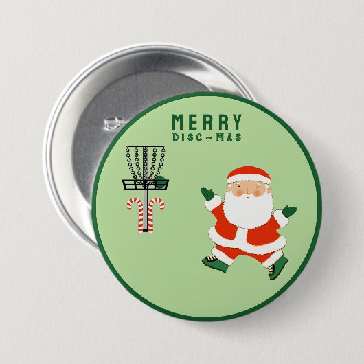 Badge Rond 7,6 Cm Disque Golf Stocking Stuffers (Devant & derrière)