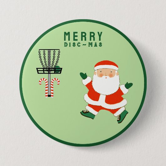 Badge Rond 7,6 Cm Disque Golf Stocking Stuffers (Devant)