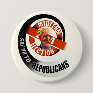 Badge Rond 7,6 Cm Dites non à John Cornyn en 2014