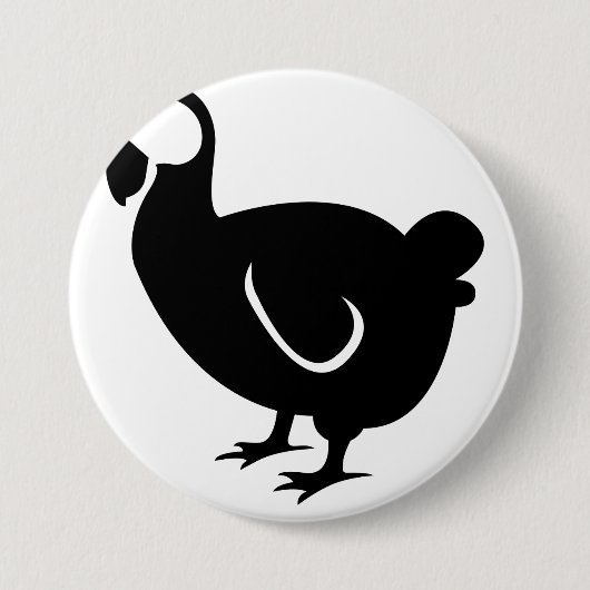 Badge Rond 7,6 Cm Dodo Bird (Devant)