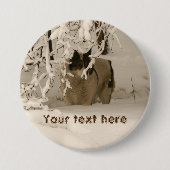 Badge Rond 7,6 Cm Dog (Devant)