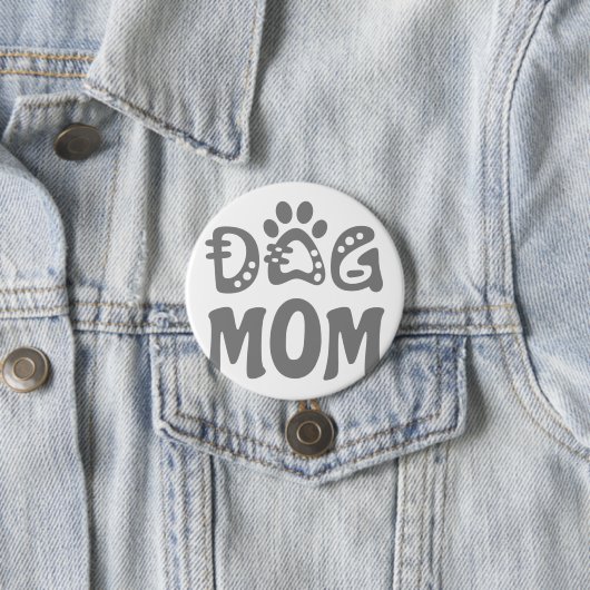 Badge Rond 7,6 Cm Dog (En situation)
