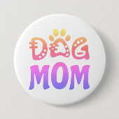 Badge Rond 7,6 Cm Dog (Devant)