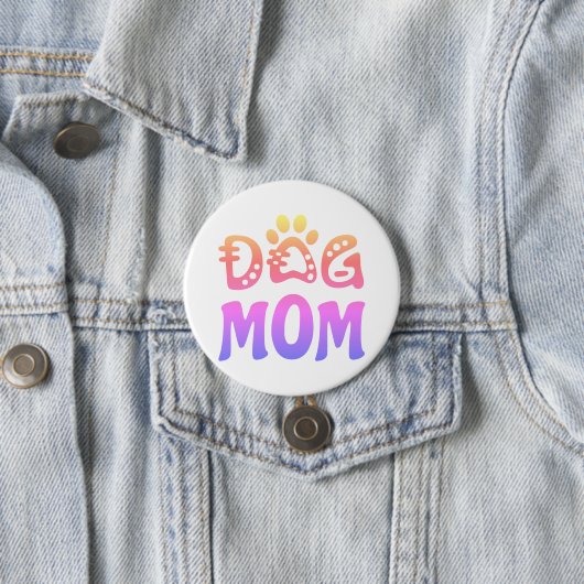 Badge Rond 7,6 Cm Dog (En situation)