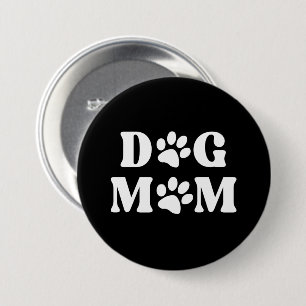 Badge Rond 7,6 Cm Dog mom button