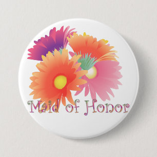 Badge Rond 7,6 Cm Domestique intelligente de marguerite de KRW de