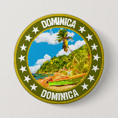 Badge Rond 7,6 Cm Dominique (Devant)