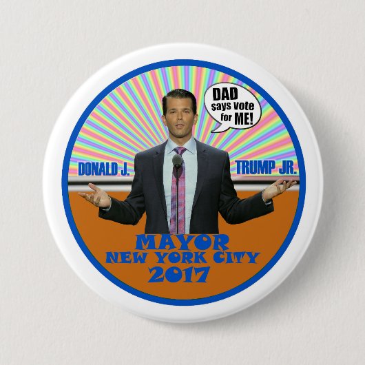 Badge Rond 7,6 Cm Donald J. Trump, Jr. (Devant)