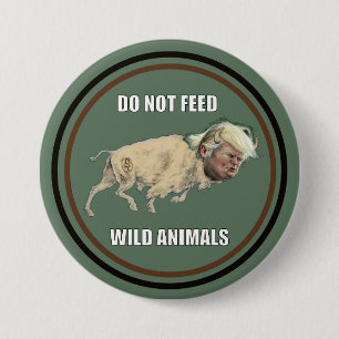 Badge Rond 7,6 Cm Donald Trump