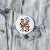 Badge Rond 7,6 Cm Donald Trump/John Miller (En situation)