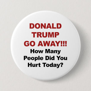 Badge Rond 7,6 Cm Donald Trump s'en va !