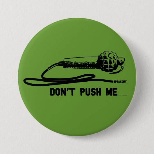 Badge Rond 7,6 Cm dontpush de la grenade MIC (Devant)