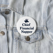 Badge Rond 7,6 Cm Dormeuse financière en chef (En situation)
