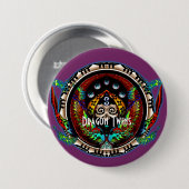 Badge Rond 7,6 Cm Dragon Twins (Devant & derrière)