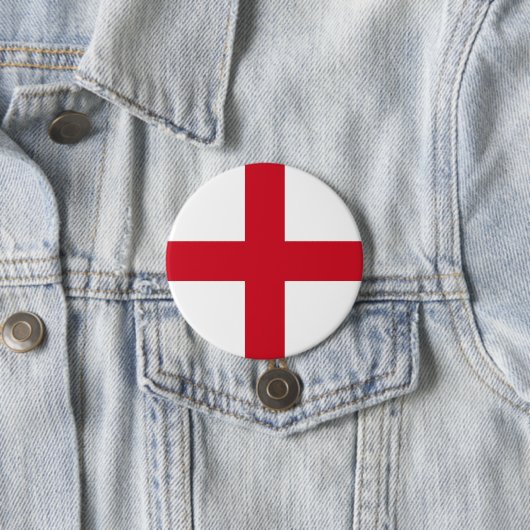 Badge Rond 7,6 Cm Drapeau anglais (Angleterre) (En situation)