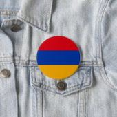 Badge Rond 7,6 Cm Drapeau Arménie (En situation)