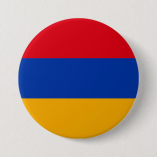 Badge Rond 7,6 Cm Drapeau Arménie