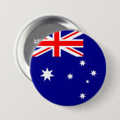 Badge Rond 7,6 Cm Drapeau Australie (Devant & derrière)