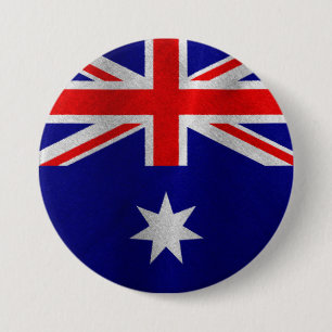 Badge Rond 7,6 Cm Drapeau australien