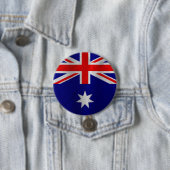 Badge Rond 7,6 Cm Drapeau australien (En situation)