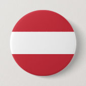 Badge Rond 7,6 Cm Drapeau autrichien (Devant)