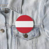 Badge Rond 7,6 Cm Drapeau autrichien (En situation)